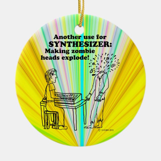 Décoration En Céramique Synthétiseur Zombie Explode (Devant)