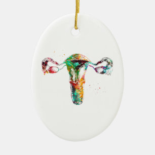 Décoration En Céramique Système Reproductif Féminin