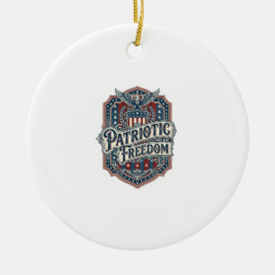 Décoration En Céramique T-shirt graphique vectoriel gospel country patriot