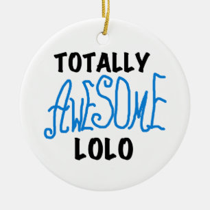 Décoration En Céramique T-shirts et cadeaux Lolo bleu absolument géniaux