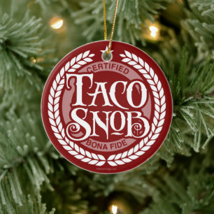 Décoration En Céramique Taco Snob - amant amusant du taco