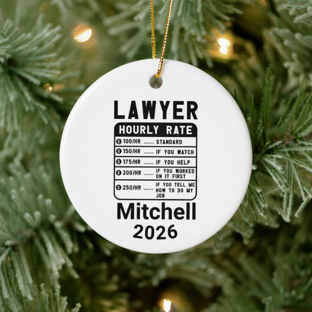 Décoration En Céramique Tarif horaire d'avocat (Arbre)