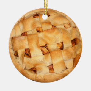 Décoration En Céramique Tarte aux pommes cuite au four