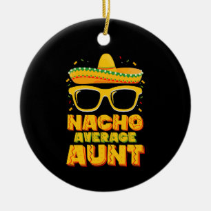 Décoration En Céramique Tata moyenne nacho Cinco De Mayo famille appariée