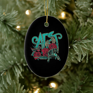 Décoration En Céramique Tatouage Artiste Les Tatouages Sont Graphiques De 