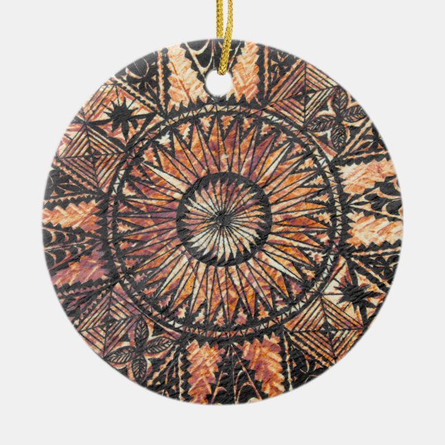 Décoration En Céramique Tattoo Tapa (Devant)