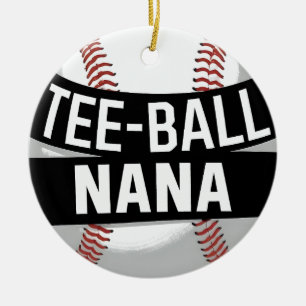 Décoration En Céramique Tee-Ball Nana Funny Teeball Grandma