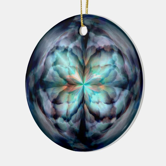 Décoration En Céramique Tempest II (bleu) (Gauche)