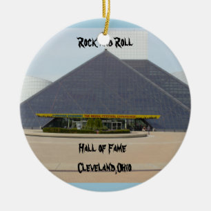 Décoration En Céramique Temple de la renommée du rock Cleveland, Ohio Orne