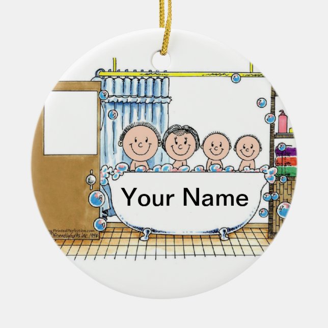 Décoration En Céramique Temps de Tubes 2 (Devant)