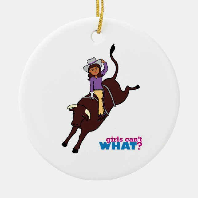 Décoration En Céramique Ténèbre de Bull Rider (Devant)