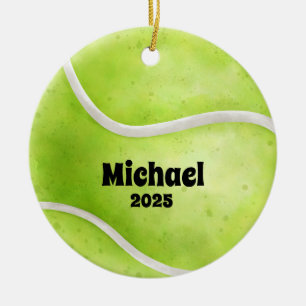 Décoration En Céramique Tennis Ball Ornement, Ornement, Sports pour enfant