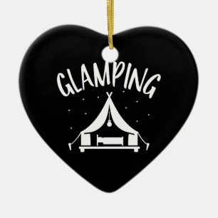 Décoration En Céramique Tente de camping éblouissante