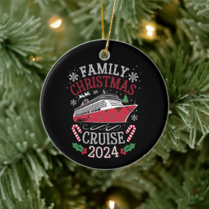 Décoration En Céramique Tenue assortie pour l'équipe de croisière de Noël 