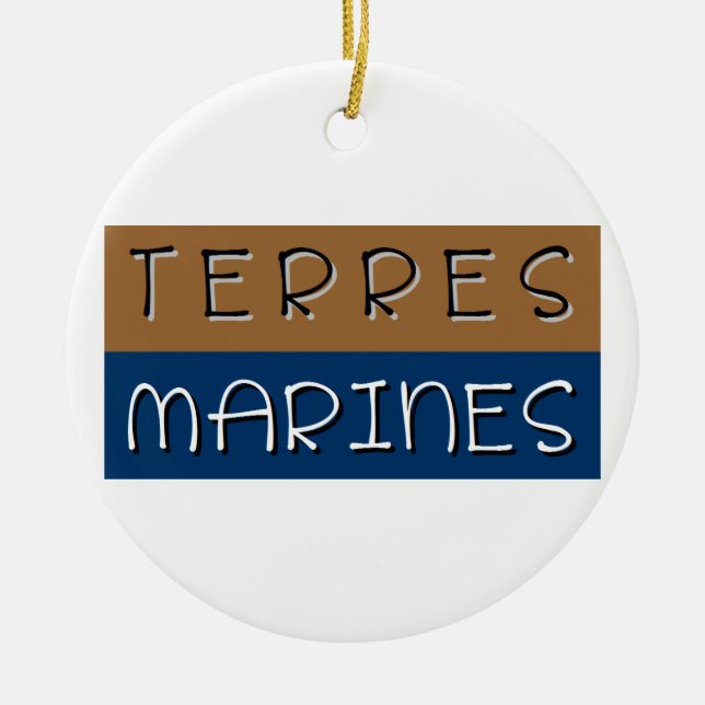Décoration En Céramique Terres marines (Devant)