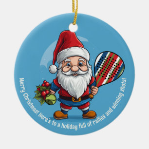Décoration En Céramique 🎾🎄Texte personnalisé, Jingle Smash