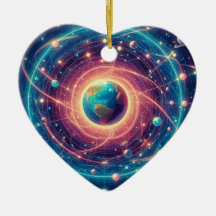 The Earth and It's Aura on a Valentines Day Tree