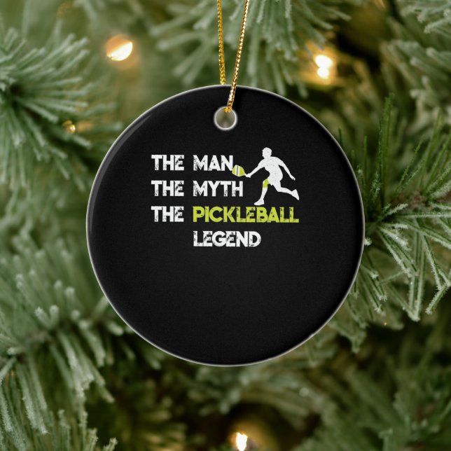 Décoration En Céramique The Man The Myth The Pickleball (Arbre)