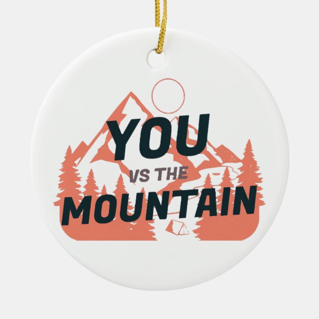 Décoration En Céramique The Mountains are calling and I must go (Devant)