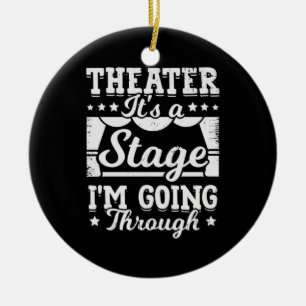 Décoration En Céramique Théâtre C'Est Une Scène Que Je Traverse