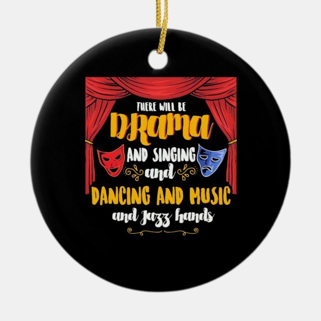 Décoration En Céramique Théâtre Il y aura un drame (Devant)