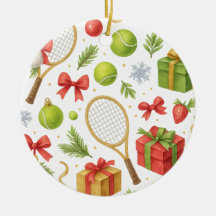 Thème de Noël de tennis