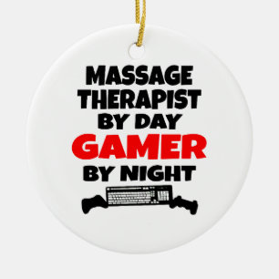 Décoration En Céramique Thérapeute de massage Gamer