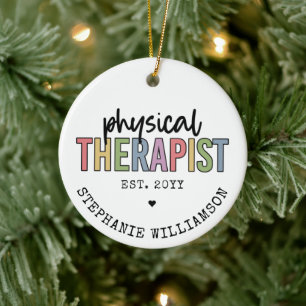 Décoration En Céramique Thérapeute physique sur mesure PT Diplômes