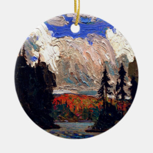 Décoration En Céramique Thomson - Épinette noire en automne