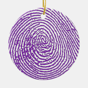 Décoration En Céramique thumbprint IMPRESSION DIGITALE