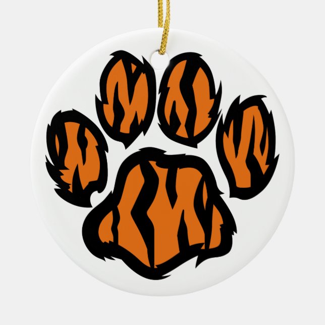 Décoration En Céramique Tiger Paw (Devant)