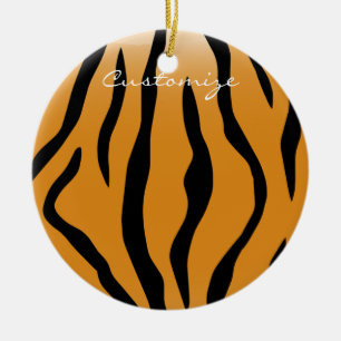Décoration En Céramique Tiger Stripes Motif Thunder_Cove