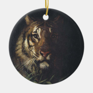 Décoration En Céramique Tiger's Head (par Abott Handerson Thayer)