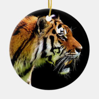 Décoration En Céramique Tigre - Oeuvre d'animaux sauvages