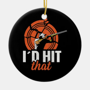 Décoration En Céramique Tir sur l'argile