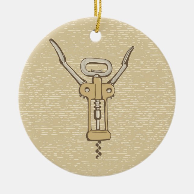 Décoration En Céramique Tire-bouchon (Devant)