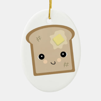 Décoration En Céramique toast kawaii mignon