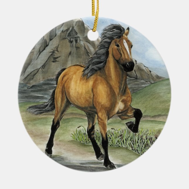 Décoration En Céramique Tolt d'or 2 (Devant)