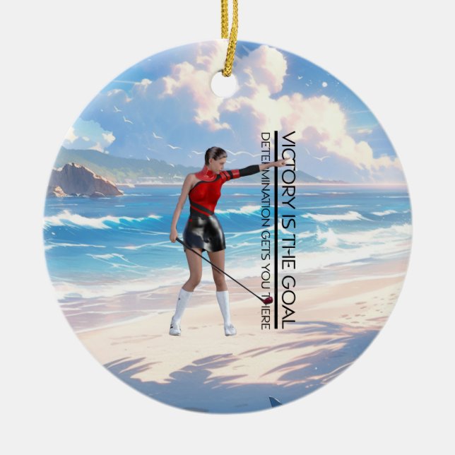 Décoration En Céramique TOP Golf Victory (Devant)