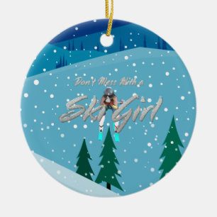 Décoration En Céramique TOP ne manquez pas les filles de ski