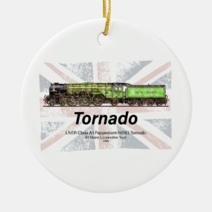 Décoration En Céramique Tornado Vintage Steam Train Anglais Locomotive