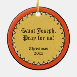 Décoration En Céramique Torse supérieur de Saint-Joseph (Détail; VVP 09)