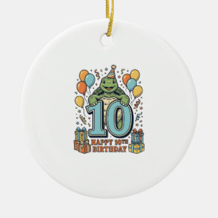 Décoration En Céramique Tortue mignonne Conception de fête vintage pour 10