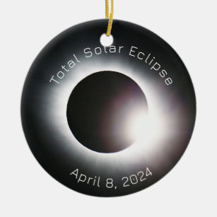 Décoration En Céramique Total éclipse solaire 2024