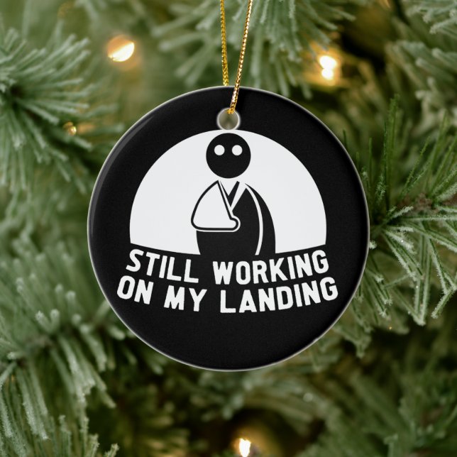 Décoration En Céramique Toujours Travailler Sur Mon Atterrissage, Survivan (Arbre)