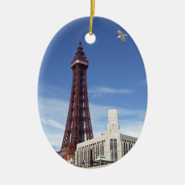 Décoration En Céramique Tour de Blackpool (Devant)