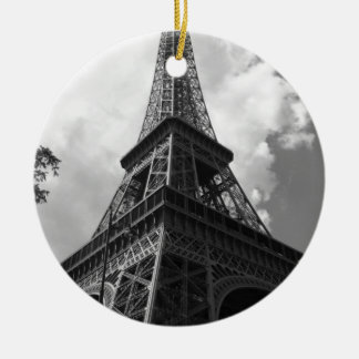 Décoration En Céramique Tour Eiffel noir et blanc à Paris