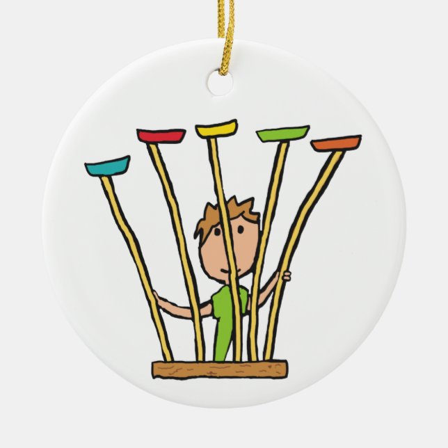 Décoration En Céramique Tournage de plaque (Devant)