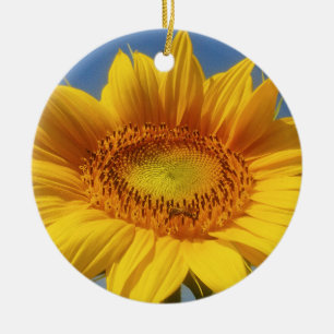 Décoration En Céramique Tournesol jaune