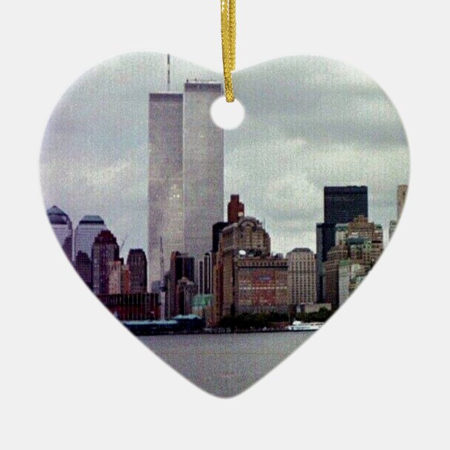 Décoration En Céramique Tours jumelles originales (Devant)